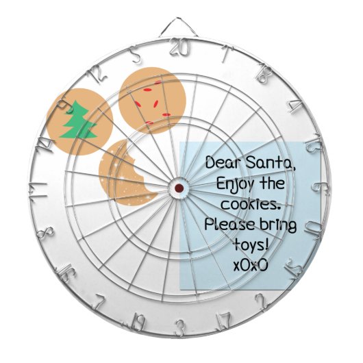サンタ親愛ー – おもちゃを持ってきて ダーツボード (正面)