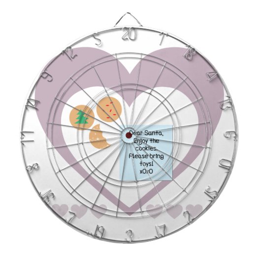 サンタ親愛ー – おもちゃを持ってきて ダーツボード (正面)