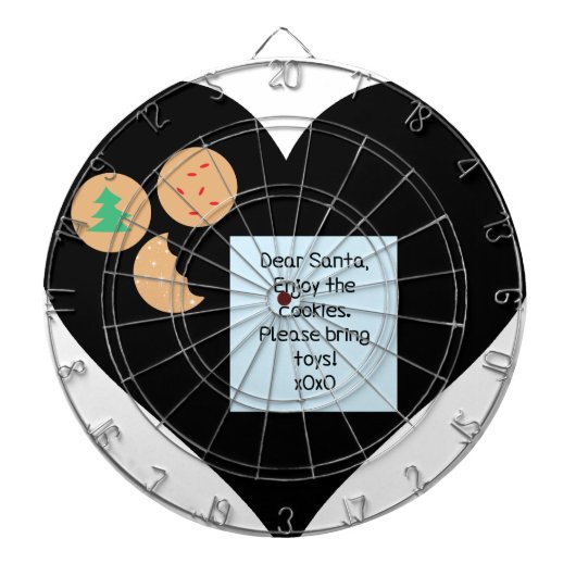 サンタ親愛ー – おもちゃを持ってきて ダーツボード (正面)