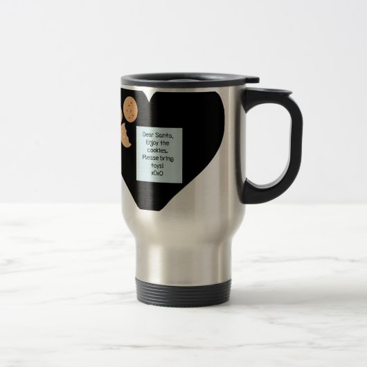 サンタ親愛ー – おもちゃを持ってきて トラベルマグ (右)