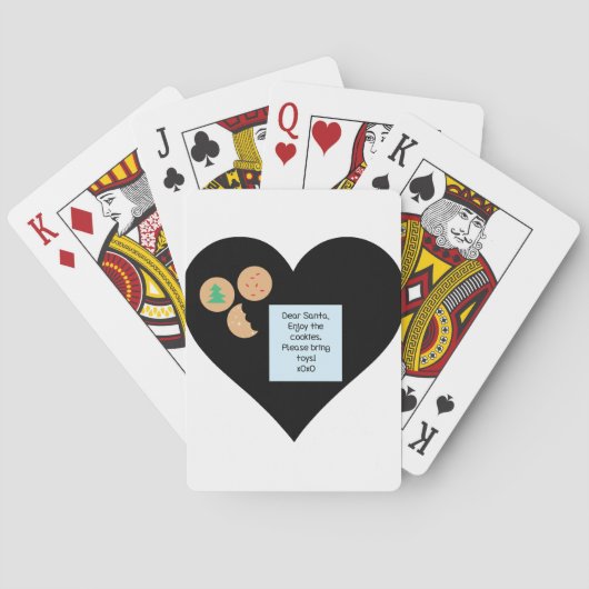 サンタ親愛ー – おもちゃを持ってきて トランプ (裏面)