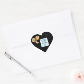 サンタ親愛ー – おもちゃを持ってきて ハートシール (封筒)