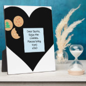 サンタ親愛ー – おもちゃを持ってきて フォトプラーク (側面)