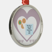 サンタ親愛ー – おもちゃを持ってきて メタルオーナメント (右)