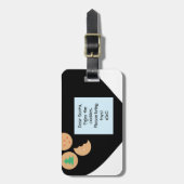 サンタ親愛ー – おもちゃを持ってきて ラゲッジタグ (正面縦)