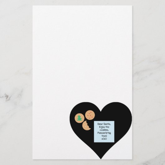 サンタ親愛ー – おもちゃを持ってきて 便箋 (正面)