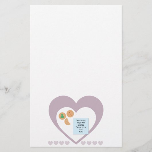 サンタ親愛ー – おもちゃを持ってきて 便箋 (正面)