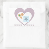 サンタ親愛ー – おもちゃを持ってきて 長方形シール (バッグ)