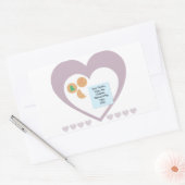 サンタ親愛ー – おもちゃを持ってきて 長方形シール (封筒)