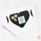 サンタ親愛ー – おもちゃを持ってきて 長方形シール (封筒)