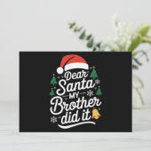 サンタ親愛ー・ミー・ブラザーがクリスマスにおもしろいやった シーズンカード (スタンド正面)