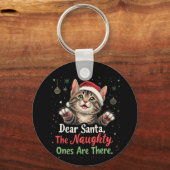 サンタ親愛ー、彼らいけなはおもしろい キーホルダー (正面)