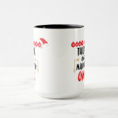 サンタ親愛ー、彼らはそれらいけな、おもしろいクリスマス マグカップ (中央)