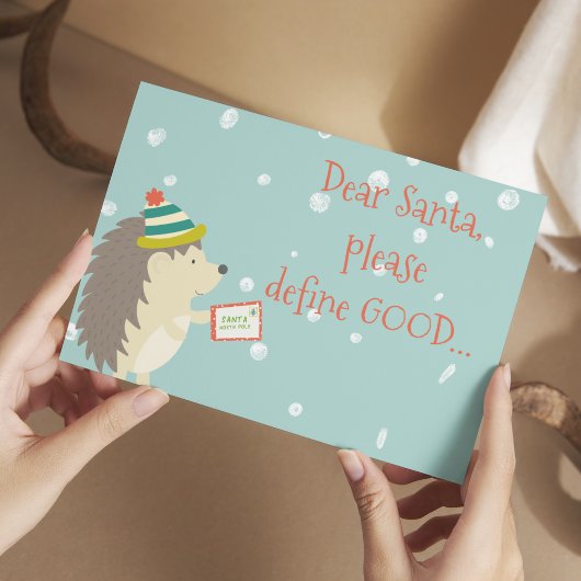 サンタ親愛ー、良い定義!クリスマスおもしろい ポストカード