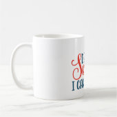 サンタ親愛ー、説明しよう コーヒーマグカップ (左)