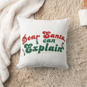 サンタ親愛ー、説明できる – ホリお洒落デイ クッション (ブランケット)