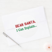 サンタ親愛ー、説明できる… ラウンドシール (封筒)