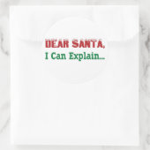 サンタ親愛ー、説明できる… ラウンドシール (バッグ)