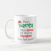 サンタ親愛：クリスマスがいけな上手 コーヒーマグカップ (左)