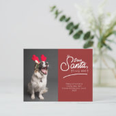 サンタ親愛、写真を撮ってみたよ シーズンポストカード (スタンド正面)