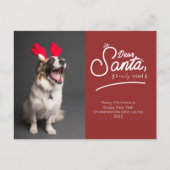 サンタ親愛、写真を撮ってみたよ シーズンポストカード (正面)