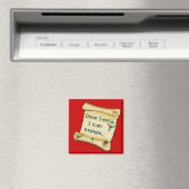 サンタ親愛...子供のTシャツおもしろいの説明が出来る マグネット (インサイチュ (食洗機))