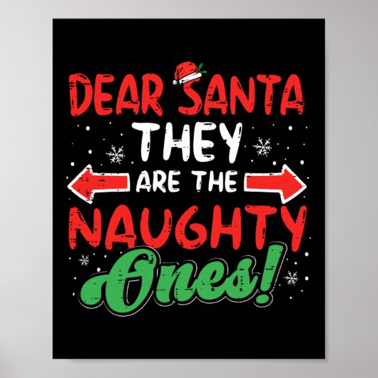 サンタ親愛・彼らいけなはクリスマスクリスマスの男性を ポスター (正面)