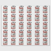 サンタ親愛、私はクリスマスの休日をフレームされた ラッピングペーパー (フラット)