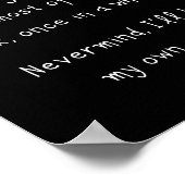 サンタ親愛、私は自分の買物のクリスマスユーモア ポスター (角)