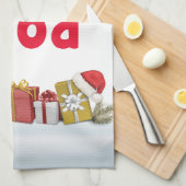 サンタ親愛、良いキッチンを定義 キッチンタオル (四つ折り)