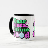 サンタ親愛、良いマグカップを定義 マグカップ (正面左)
