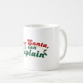 サンタ親愛、説明できる – フェスティバルクリスマスマグ コーヒーマグカップ (正面右)