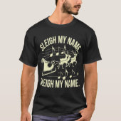 サンタ親愛、説明できる – 生意気な休日Tシャツ Tシャツ (正面)