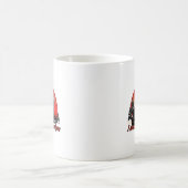 サンタ誇りを持ったのヘルパー・トラック運転手のクリスマス コーヒーマグカップ (中央)