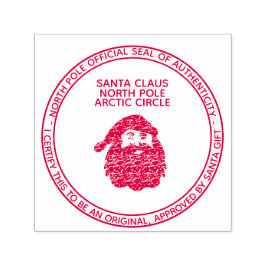 サンタ認定の北極ギフト子供へ セルフインキングスタンプ