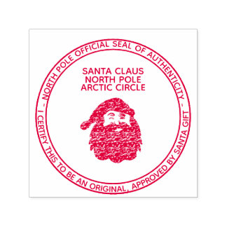 サンタ認定の北極ギフト子供へ セルフインキングスタンプ