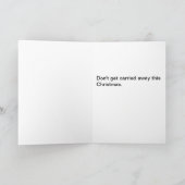 サンタ誘拐ユーモアあいさつカード シーズンカード (内部)