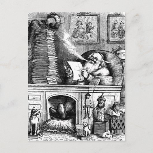 サンタ読さんの郵便 シーズンポストカード (正面)