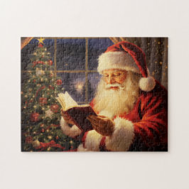 サンタ読クロースのクリスマスツリー ジグソーパズル