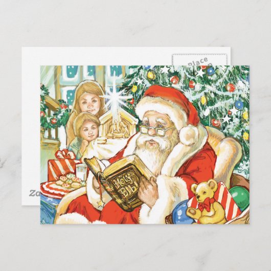 サンタ読クロースの聖歌 シーズンポストカード (正面/裏面)