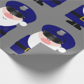 サンタ警官 ラッピングペーパー (角)