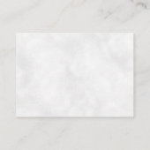 サンタ赤ちゃんシャワーのリクエストのための本 エンクロージャーカード (裏面)