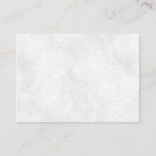 サンタ赤ちゃんシャワーのリクエストのための本 エンクロージャーカード (裏面)