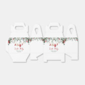 サンタ赤ちゃんシャワークリスマスベビー服の冬 フェイバーボックス (折り畳みなし)