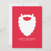 サンタ赤と白ヒードホモダンリデイ シーズンカード (正面)