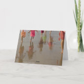 サンタ走ーの挨拶! シーズンカード (裏面)