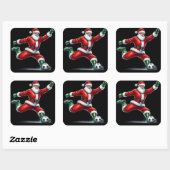 サンタ遊さんのサッカー スクエアシール (シート)