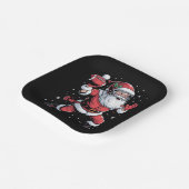 サンタ遊のアメリカンフットボール・クリスマス ペーパープレート (傾斜あり)