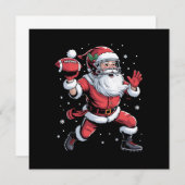 サンタ遊のアメリカンフットボール・クリスマス 招待状 (正面/裏面)