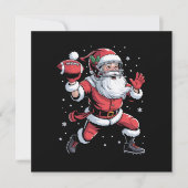 サンタ遊のアメリカンフットボール・クリスマス 招待状 (正面)